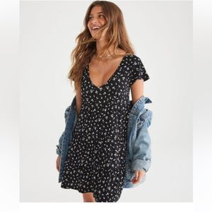 Aeropostal Size Small Scoop Neck Short Sleeve Mini Dress